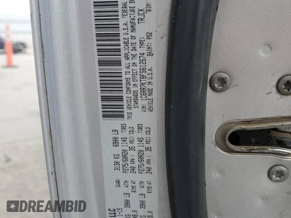 2015 Ram 1500 Express с VIN 1C6RR7KT8FS612674, выставлен на аукционе Copart как лот 55100185 с пробегом 163 756 миль миль и Чистый • Clean title. История ставок и продаж доступна на DreamBid. Изображение 13.