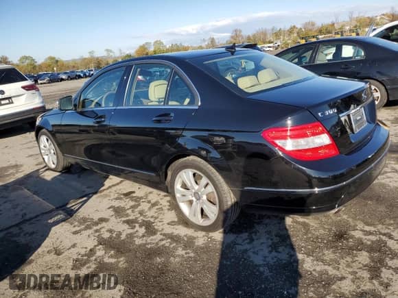 2008 Mercedes-Benz C 300 Sport with VIN WDDGF81X38F098611, listed as a Copart auction lot 82588075 with 38,175 mi miles and Salvage title. Bid and sale history available at DreamBid. Image 2.