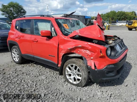 2017 Jeep Renegade Latitude с VIN ZACCJBBB4HPG09795, выставлен на аукционе Copart как лот 80214325 с пробегом Не указан миль и Списание • Salvage title. История ставок и продаж доступна на DreamBid. Изображение 4.