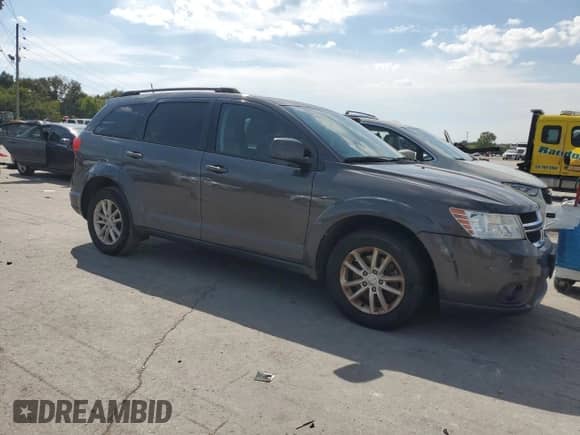 2015 Dodge Journey SXT with VIN 3C4PDCBG7FT595214, listed as a Copart auction lot 80936325 with 200,241 mi miles and Clean title. Bid and sale history available at DreamBid. Image 4.