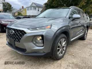 2019 Hyundai Santa Fe SEL with VIN 5NMS3CADXKH050958, listed as a Copart auction lot 90484835 with 153,434 mi miles and Clean title. Bid and sale history available at DreamBid. Image 2.