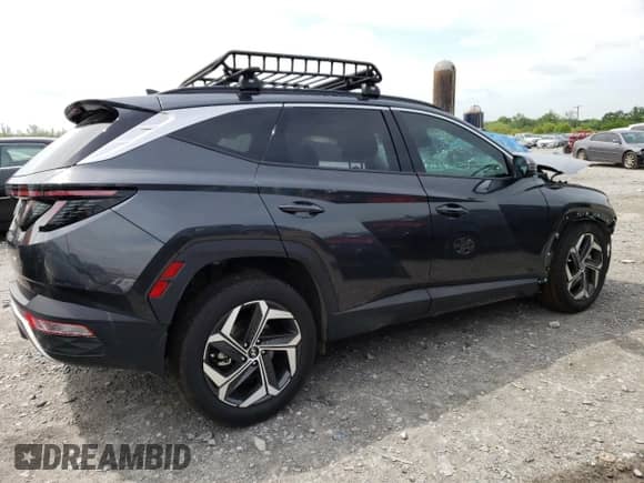 2023 Hyundai Tucson Limited z VIN 5NMJE3AE6PH169533, wystawiony jako Copart lot #47337823 z przebiegiem Nie podano mil oraz Szkoda całkowita • Salvage title. Historia ofert i sprzedaży dostępna na DreamBid. Obrazek 3.