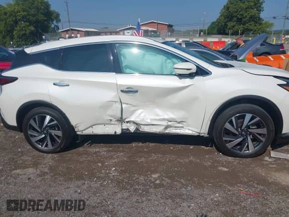 2023 Nissan Murano SL with VIN 5N1AZ2CS2PC129865, listed as a IAAI auction lot 42989781 with 61,666 mi miles and . Bid and sale history available at DreamBid. Image 13.