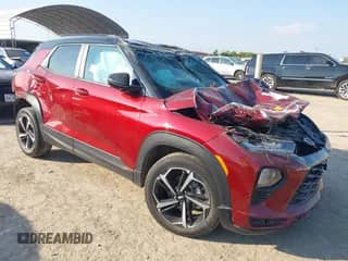 2022 Chevrolet TrailBlazer RS с VIN KL79MTSL3NB138385, выставлен на аукционе IAAI как лот 43133957 с пробегом 80 257 миль миль и . История ставок и продаж доступна на DreamBid. Изображение 1.