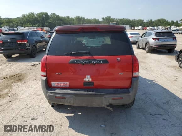 2004 Saturn VUE V6 with VIN 5GZCZ53464S874845, listed as a Copart auction lot 67342015 with 215,726 mi miles and Salvage title. Bid and sale history available at DreamBid. Image 6.