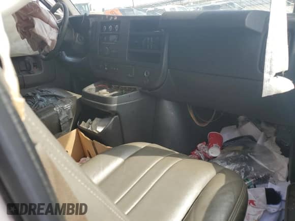 2015 Chevrolet Express Cargo with VIN 1GCWGGFF8F1103356, listed as a Copart auction lot 49978105 with Not provided miles and Salvage title. Bid and sale history available at DreamBid. Image 8.