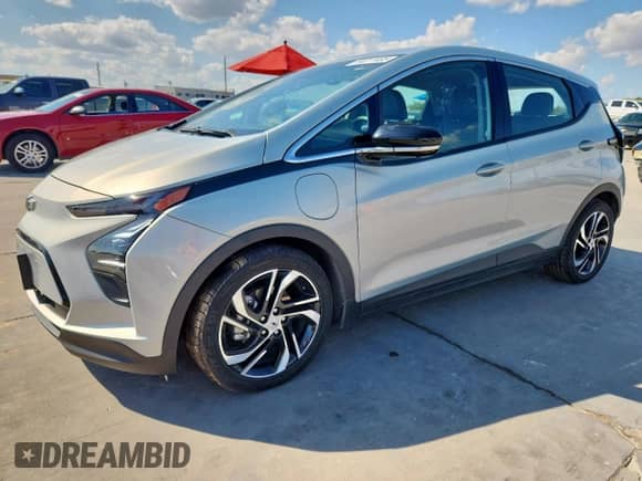 2023 Chevrolet Bolt EV 2LT with VIN 1G1FX6S07P4182989, listed as a Copart auction lot 84011405 with 83,911 mi miles and Clean title. Bid and sale history available at DreamBid. Image 1.