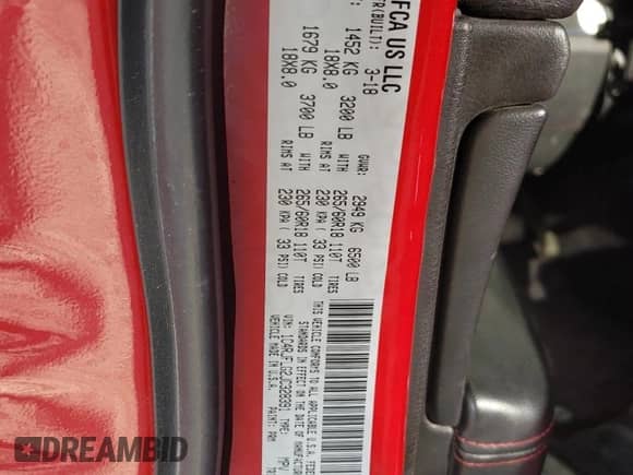 2018 Jeep Grand Cherokee Trailhawk with VIN 1C4RJFLG2JC328391, listed as a Copart auction lot 71808365 with 181,161 mi miles and Salvage title. Bid and sale history available at DreamBid. Image 14.