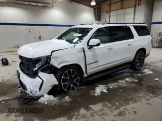 2024 Chevrolet Suburban RST z VIN 1GNSKEKD5RR263892, wystawiony jako Copart lot #87709295 z przebiegiem 17 652 mil mil oraz Szkoda całkowita • Salvage title. Historia ofert i sprzedaży dostępna na DreamBid. Obrazek 1.
