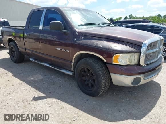 2004 Dodge 1500 SLT with VIN 1D7HA18N34S738252, listed as a IAAI auction lot 42723279 with 261,149 mi miles and . Bid and sale history available at DreamBid. Image 1.