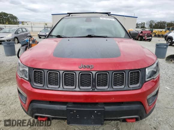 2018 Jeep Compass Trailhawk с VIN 3C4NJDDB5JT408813, выставлен на аукционе Copart как лот 82183765 с пробегом 102 305 миль миль и Списание • Salvage title. История ставок и продаж доступна на DreamBid. Изображение 5.