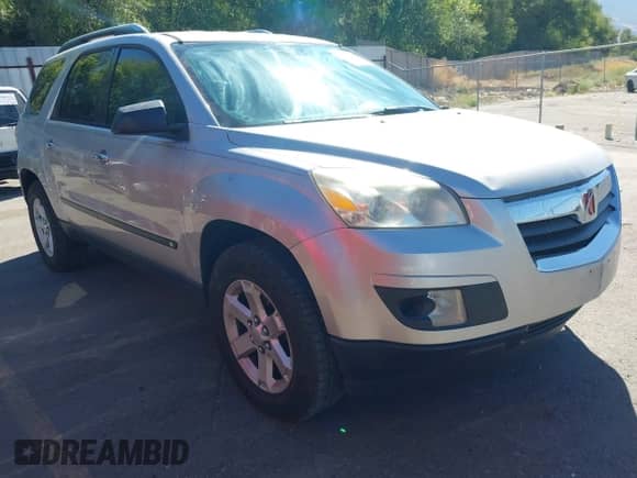 2008 Saturn Outlook XE with VIN 5GZER13708J160670, listed as a IAAI auction lot 43001908 with 191,600 mi miles and . Bid and sale history available at DreamBid. Image 1.