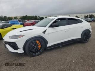 2023 Lamborghini Urus S with VIN ZPBUB3ZL1PLA23914, listed as a Copart auction lot 56637685 with 1,685 mi miles and Salvage title. Bid and sale history available at DreamBid. Image 1.