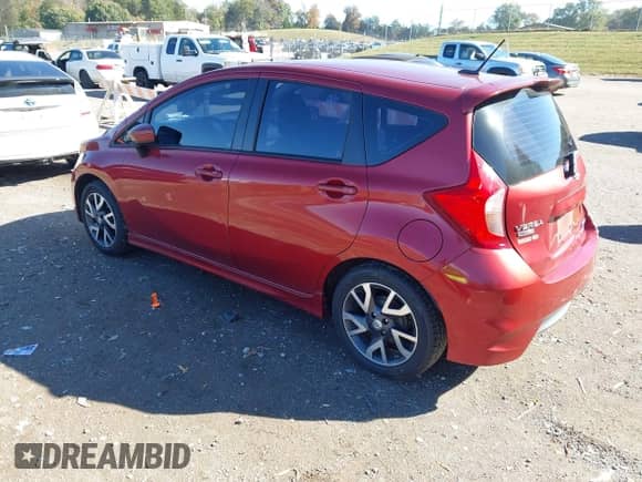2016 Nissan Note S with VIN 3N1CE2CP0GL388737, listed as a IAAI auction lot 43467363 with 95,607 mi miles and . Bid and sale history available at DreamBid. Image 3.