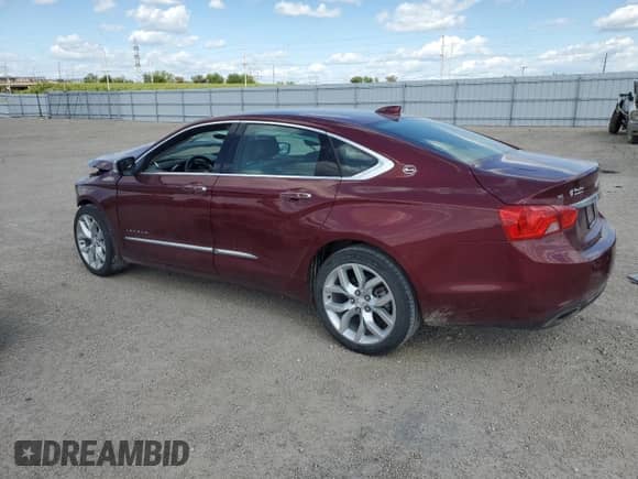 2017 Chevrolet Impala Premier with VIN 2G1145S37H9170783, listed as a Copart auction lot 70279445 with Not provided miles and Salvage title. Bid and sale history available at DreamBid. Image 2.