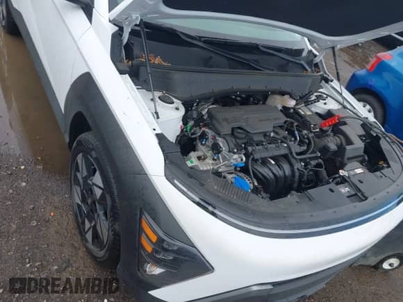 2025 Hyundai Kona SEL with VIN KM8HB3AB6SU215288, listed as a IAAI auction lot 43512642 with 17,290 mi miles and . Bid and sale history available at DreamBid. Image 6.