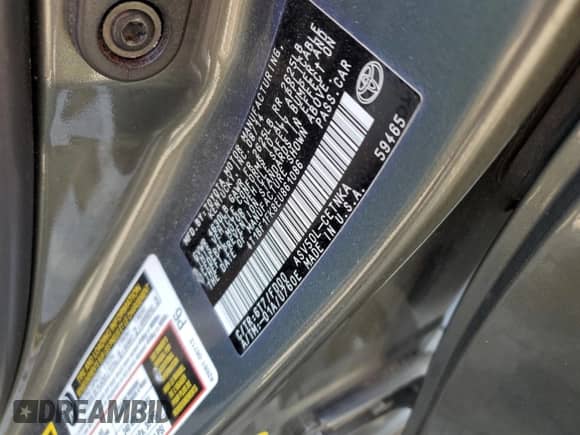 2014 Toyota Camry LE with VIN 4T1BF1FK8EU861086, listed as a Copart auction lot 66858615 with 116,615 mi miles and Salvage title. Bid and sale history available at DreamBid. Image 12.