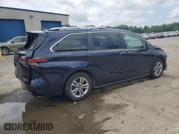 2021 Toyota Sienna Limited z VIN 5TDESKFC8MS034235, wystawiony jako Copart lot #63770035 z przebiegiem 50 981 mil mil oraz Szkoda całkowita • Salvage title. Historia ofert i sprzedaży dostępna na DreamBid. Obrazek 3.