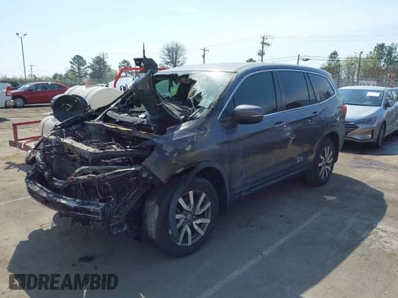 2020 Honda Pilot EX-L with VIN 5FNYF5H57LB026745, listed as a IAAI auction lot 41790750 with Not provided miles and . Bid and sale history available at DreamBid. Image 2.