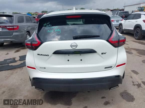 2023 Nissan Murano SV with VIN 5N1AZ2BJ2PC141944, listed as a IAAI auction lot 42159122 with 16,347 mi miles and . Bid and sale history available at DreamBid. Image 15.