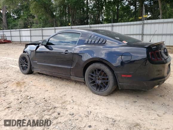 2014 Ford Mustang V6 with VIN 1ZVBP8AM7E5325126, listed as a Copart auction lot 59134364 with 153,735 mi miles and Salvage title. Bid and sale history available at DreamBid. Image 2.