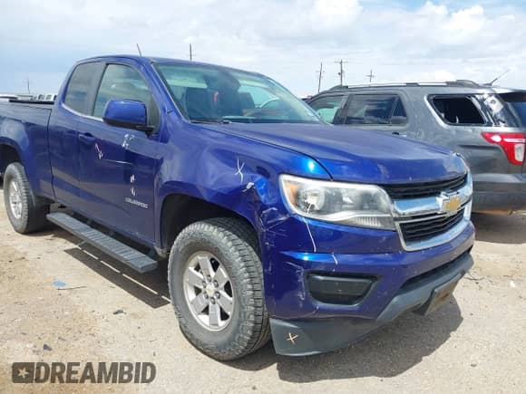2016 Chevrolet Colorado 2WD WT z VIN 1GCHSBE35G1336999, wystawiony jako IAAI lot #42619834 z przebiegiem 81 268 mil mil oraz . Historia ofert i sprzedaży dostępna na DreamBid. Obrazek 1.