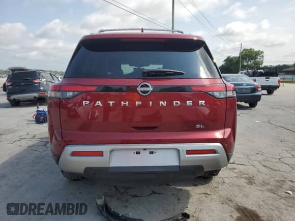 2024 Nissan Pathfinder SL с VIN 5N1DR3CAXRC310631, выставлен на аукционе Copart как лот 62862655 с пробегом 3 609 миль миль и Списание • Salvage title. История ставок и продаж доступна на DreamBid. Изображение 6.