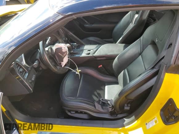 2014 Chevrolet Corvette Z51 3LT with VIN 1G1YM2D7XE5101804, listed as a Copart auction lot 80077985 with 55,821 mi miles and Salvage title. Bid and sale history available at DreamBid. Image 7.