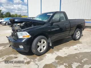 2012 Ram 1500 Tradesman with VIN 3C6JD6AT3CG262882, listed as a Copart auction lot 84001435 with Not provided miles and Non repairable. Bid and sale history available at DreamBid. Image 1.