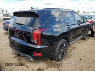 2020 Hyundai Palisade Limited with VIN KM8R5DHEXLU150481, listed as a Copart auction lot 60472462 with 27,122 mi miles and . Bid and sale history available at DreamBid. Image 4.