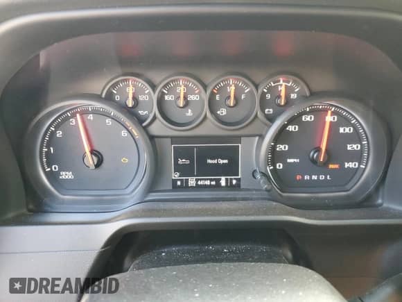 2020 Chevrolet Silverado 1500 Custom with VIN 1GCRYBEH7LZ188218, listed as a Copart auction lot 80005385 with 44,148 mi miles and Salvage title. Bid and sale history available at DreamBid. Image 9.