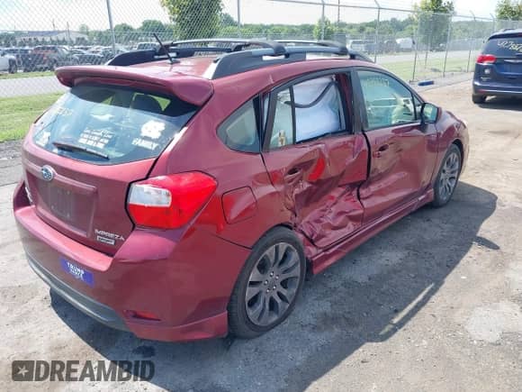 2012 Subaru Impreza Special Sports Limited z VIN JF1GPAS69CH242573, wystawiony jako IAAI lot #42782237 z przebiegiem 165 718 mil mil oraz . Historia ofert i sprzedaży dostępna na DreamBid. Obrazek 4.