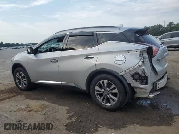 2018 Nissan Murano SL z VIN 5N1AZ2MG2JN117575, wystawiony jako Copart lot #69819505 z przebiegiem 102 597 mil mil oraz Szkoda całkowita • Salvage title. Historia ofert i sprzedaży dostępna na DreamBid. Obrazek 2.