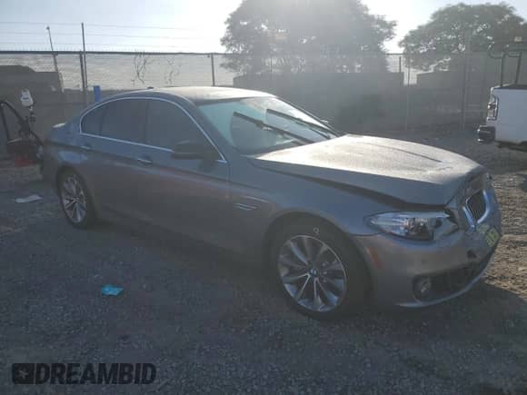 2016 BMW 5 Series 528i with VIN WBA5A5C5XGG349494, listed as a Copart auction lot 89577765 with 90,654 mi miles and Salvage title. Bid and sale history available at DreamBid. Image 4.