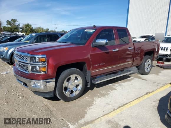 2014 Chevrolet Silverado 1500 LTZ with VIN 1GCVKSEC9EZ123796, listed as a Copart auction lot 86648805 with 95,389 mi miles and Salvage title. Bid and sale history available at DreamBid. Image 1.