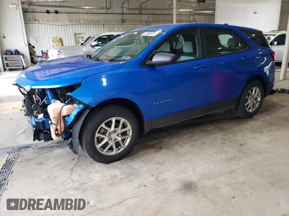2024 Chevrolet Equinox LS с VIN 3GNAXSEGXRL135513, выставлен на аукционе Copart как лот 67956815 с пробегом 24 760 миль миль и Списание • Salvage title. История ставок и продаж доступна на DreamBid. Изображение 1.