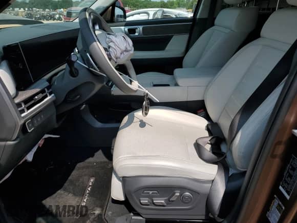 2024 Hyundai Santa Fe Calligraphy z VIN 5NMP54GL9RH039870, wystawiony jako Copart lot #59112975 z przebiegiem 17 000 mil mil oraz Szkoda całkowita • Salvage title. Historia ofert i sprzedaży dostępna na DreamBid. Obrazek 7.