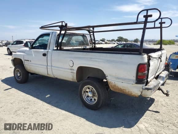 1998 Dodge 2500 with VIN 3B7KF26Z1WM270465, listed as a Copart auction lot 65375624 with Not provided miles and Clean title. Bid and sale history available at DreamBid. Image 2.