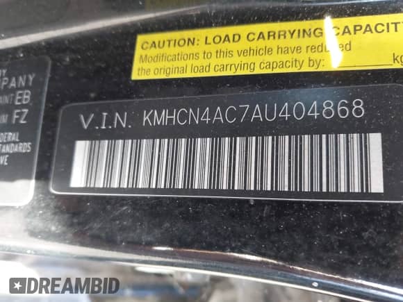 2010 Hyundai Accent GLS с VIN KMHCN4AC7AU404868, выставлен на аукционе IAAI как лот 43352092 с пробегом 120 247 миль миль и . История ставок и продаж доступна на DreamBid. Изображение 9.