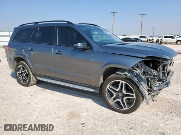2018 Mercedes-Benz GLS 550 with VIN 4JGDF7DE1JB000850, listed as a Copart auction lot 70301865 with 157,632 mi miles and Salvage title. Bid and sale history available at DreamBid. Image 4.