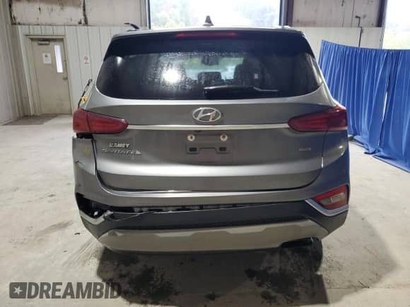 2019 Hyundai Santa Fe SEL with VIN 5NMS3CAD7KH134980, listed as a Copart auction lot 81553765 with Not provided miles and Salvage title. Bid and sale history available at DreamBid. Image 6.