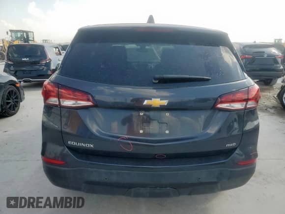 2022 Chevrolet Equinox LS with VIN 3GNAXSEV3NS228081, listed as a Copart auction lot 61989575 with 25,454 mi miles and Clean title. Bid and sale history available at DreamBid. Image 6.