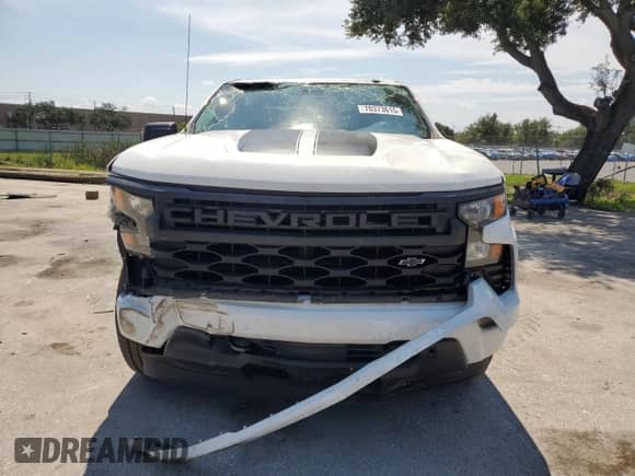 2022 Chevrolet Silverado 1500 Custom with VIN 1GCPABEK2NZ513531, listed as a Copart auction lot 70373615 with 91,060 mi miles and Non repairable. Bid and sale history available at DreamBid. Image 5.