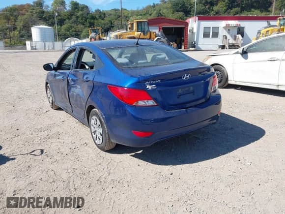 2016 Hyundai Accent SE with VIN KMHCT4AE1GU991245, listed as a IAAI auction lot 43269390 with 180,899 mi miles and . Bid and sale history available at DreamBid. Image 3.