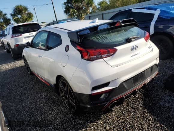 2021 Hyundai Veloster с VIN KMHT36AH6MU010330, выставлен на аукционе Copart как лот 74517604 с пробегом Не указан миль и На запчасти • Non repairable. История ставок и продаж доступна на DreamBid. Изображение 2.