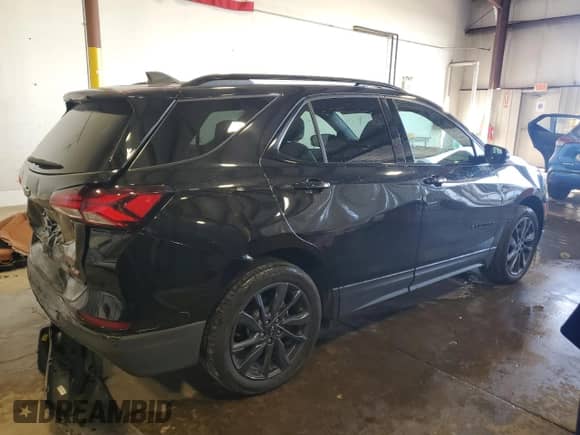 2024 Chevrolet Equinox RS with VIN 3GNAXWEG2RL122486, listed as a Copart auction lot 83973685 with 15,045 mi miles and Salvage title. Bid and sale history available at DreamBid. Image 3.