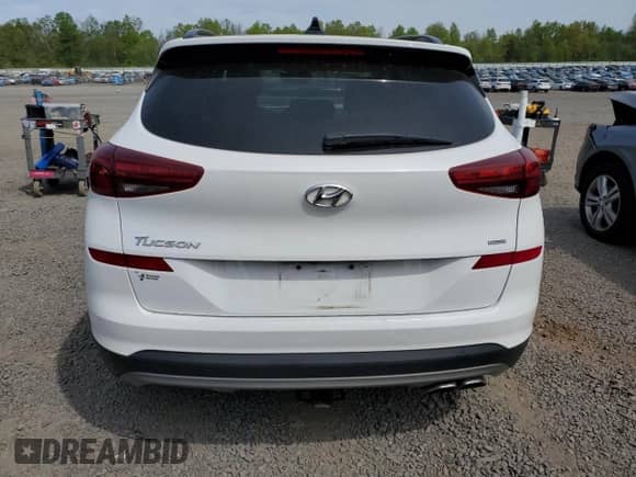 2021 Hyundai Tucson Limited with VIN KM8J3CALXMU390119, listed as a Copart auction lot 55382195 with 65,013 mi miles and Salvage title. Bid and sale history available at DreamBid. Image 6.