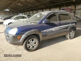 2007 Hyundai Tucson SE with VIN KM8JN12D77U640023, listed as a Copart auction lot 68378575 with 193,625 mi miles and Salvage title. Bid and sale history available at DreamBid. Image 1.