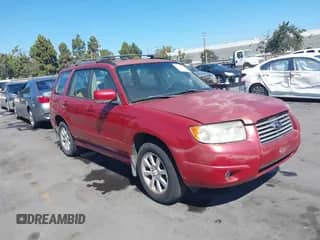 2006 Subaru Forester X with VIN JF1SG65686H750430, listed as a IAAI auction lot 43289920 with 130,985 mi miles and . Bid and sale history available at DreamBid. Image 1.