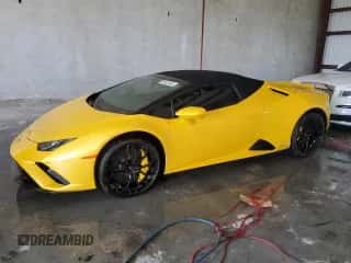 2023 Lamborghini Huracan with VIN ZHWUT5ZF1PLA23321, listed as a Copart auction lot 74672934 with Not provided miles and Non repairable. Bid and sale history available at DreamBid. Image 1.